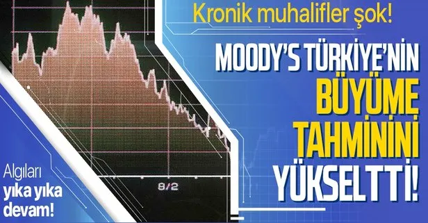 Uluslararası kredi derecelendirme kuruluşu Moody’s Türkiye’nin büyüme tahminlerini yükseltti