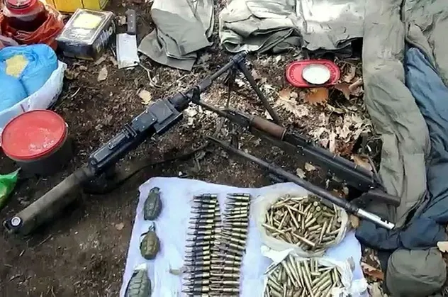 Muş'ta teröristlere ait 5 bölümlü sığınak imha edildi