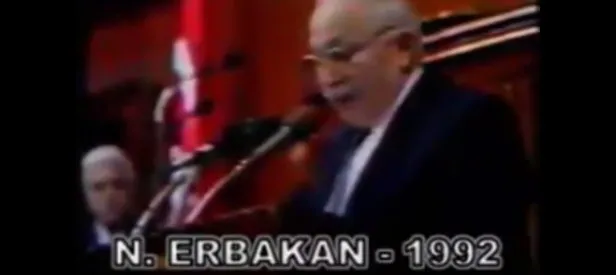 Rahmetli Erbakan 25 yıl önce söylemişti