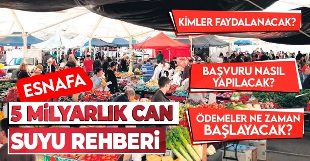 Esnafa yeni yıl paketi