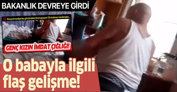 Kızına işkence yapan baba gözaltına alındı