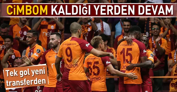 Cimbom yeni transferiyle güldü I Galatasaray: 1 - Göztepe: 0 (MAÇ SONUCU)