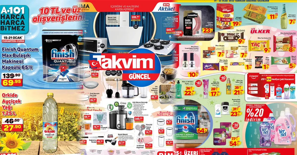 A101, BİM, ŞOK hafta sonu aktüel ürünleri belli oldu! Fiyatlar düştü 140’dan 70 TL’ye... KDV’deki değişiklik sonrası zincir marketlerdeki indirimler!