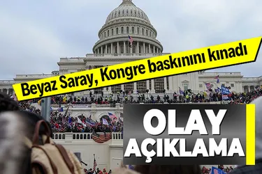 Beyaz Saray, ABD Kongresi baskınını kınadı: Ayıp ve Amerikan değerlerine aykırıdır
