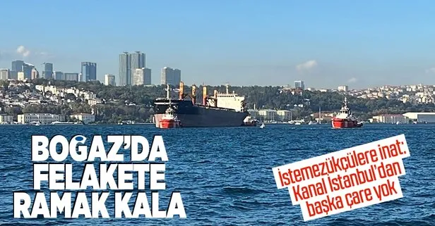 İstanbul Boğazı gemi arızası nedeniyle geçici olarak trafiğe kapatıldı