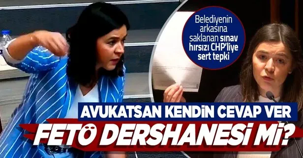 Sınav hırsızı CHP’li İzel Zenginobuz’a sert tepki: Gittiğin dershane hangisi?