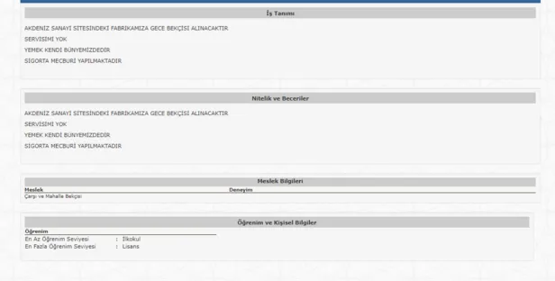 İŞKUR Eylül ayı Çarşı ve Mahalle Bekçisi alımı başladı! İlkokul, ortaokul, lise mezunu başvuru şartları-5