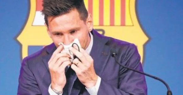 Messi, Barcelona’ya gözyaşları ile veda etti