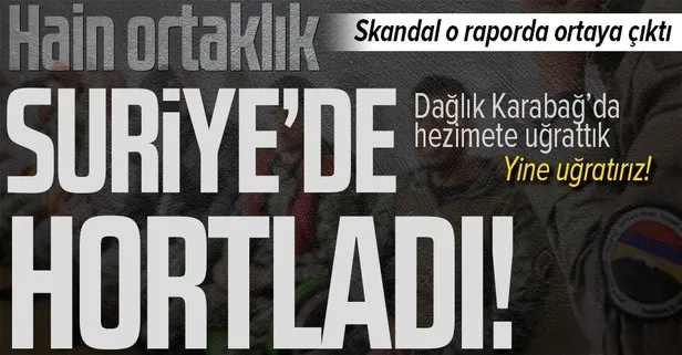 Skandal o raporda ortaya çıktı! Ermeni milisler ve PKK/YPG arasında hain ortaklık! Türkiye karşıtı hadsiz ifadeler!