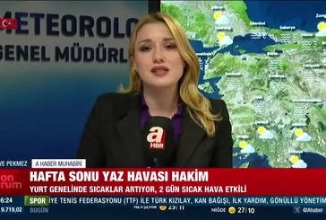 Hafta sonu hava nasıl olacak?
