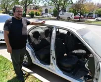 Adana’da pes dedirten hırsızlık: Otomobilin kapılarını çalıp kendi aracına taktı