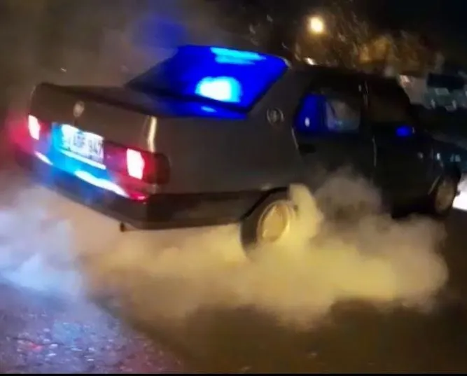 Drift şov pahalıya patladı