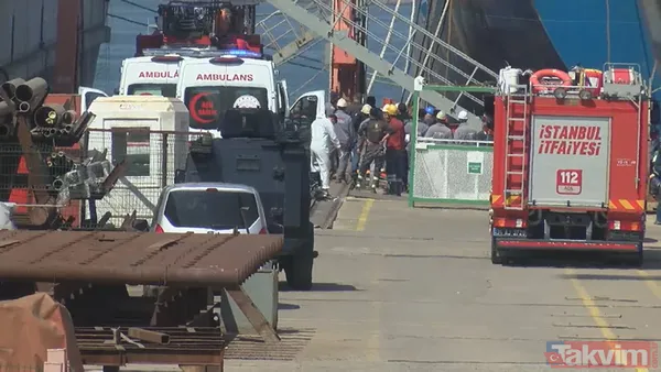 SON DAKİKA: Tuzla'da tersanede gemide patlama! Yaralılar var - 7