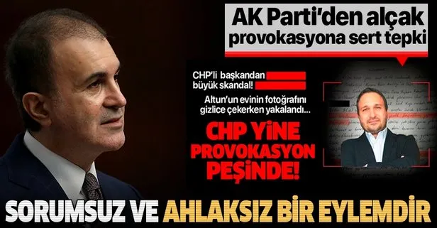 AK Parti’den CHP’li ilçe başkanına sert tepki: Sorumsuz ve ahlaksız bir eylemdir