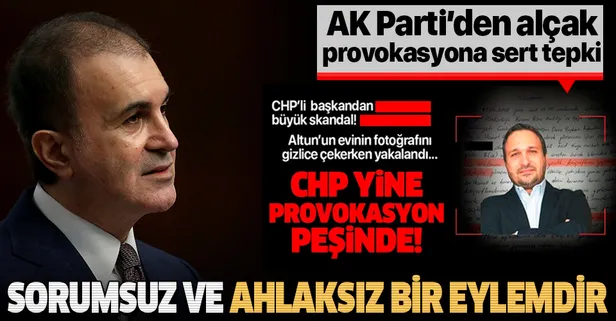 AK Parti'den CHP'li ilçe başkanına sert tepki: Sorumsuz ve ahlaksız bir eylemdir