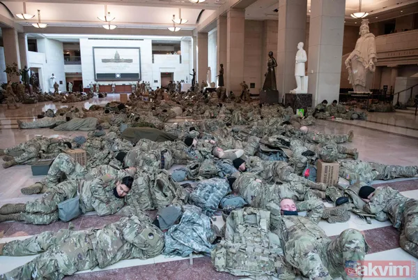 ABD'de tarihi günler! Trump'ın azil süreci görüşülürken Kongre kışlaya döndü - 11