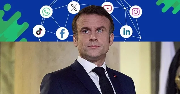 Fransa Cumhurbaşkanı Macron'dan sosyal medya devlerine sözlü nota: Ya uyun ya kapanın