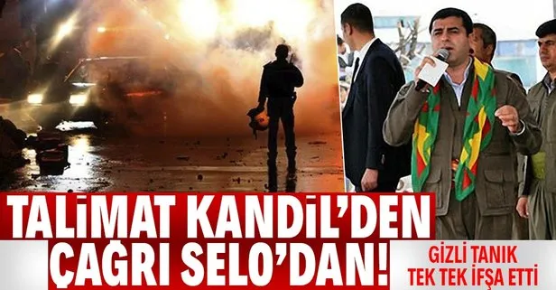 Kobani iddianamesinde gizli tanık Selahattin Demirtaş’ın terör çağrısını ifşa etti