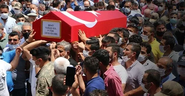 Irak şehidi toprağa verildi