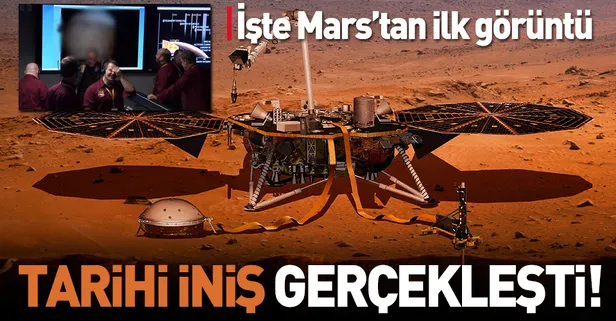 NASA robotu Insight Mars'a indi