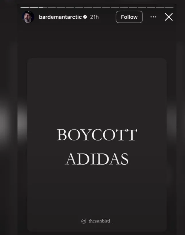 javier-bardem-adidasa-yonelik-boykot-cagrisi-yapti-1788689683191.jpeg Javier Bardem'den Adidas'ın İsrail'i aklayan reklamına karşı boykot çağrısı! Sosyal medyadan tepki yağdı: Soykırımı desteklemenin bedelini öğretin-3