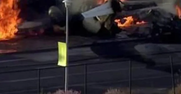 ABD'de bir uçak kalkış sırasında araca çarptı: 5 kişi hayatını kaybetti