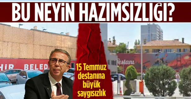 Ankara Büyükşehir Belediyesi'nin 15 Temmuz destanına büyük saygısızlığına Meclis üyesi Ünal'dan sert tepki