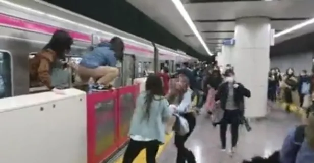 Tokyo'da 17 kişiyi yaralayıp vagonu asitle ateşe veren saldırganın ilk ifadesi ortaya çıktı! O karakterden etkilenmiş!