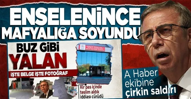 Ankara Büyükşehir Belediyesi’nden skandal olay! Yalanları ortaya çıkınca A Haber çalışanlarına saldırdılar