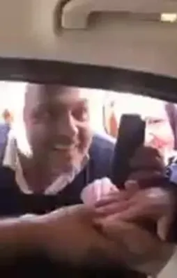 Erdoğan'ı gören vatandaşın canlı yayın heyecanı