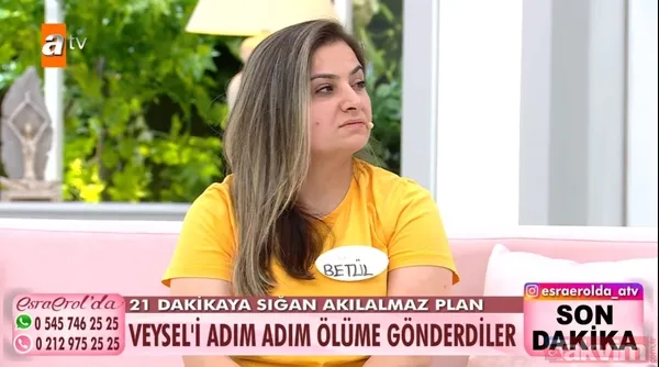 Esra Erol'da Veysel Yorulmaz olayında yeni detaylar! Elindeki su şişesinde ne vardı? Eski eş Betül stüdyoda... - 6