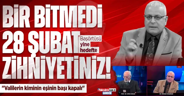 28 şubat zihniyeti hala bitmedi: Eşi başörtülü valiler Merdan Yanardağ'ı bakın nasıl rahatsız etti