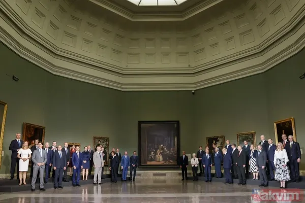 Başkan Recep Tayyip Erdoğan'ın El Prado Müzesi'nde katıldığı yemekte samimi kareler ortaya çıktı - 24