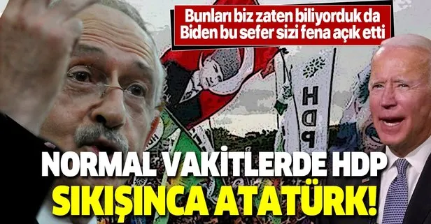 Sabah gazetesi yazarı Hasan Basri Yalçın'dan Biden'ın desteklediği muhalefete sert tepki: Normal vakitlerde HDP, sıkışınca Atatürk