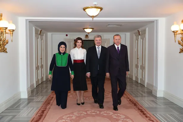 Başkan Erdoğan ile Ukrayna Devlet Başkanı Poroşenko arasında kritik görüşme-4