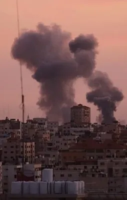 Katil İsrail yine Gazze'yi vurdu