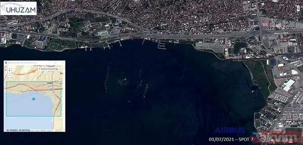 SON DAKİKA: Marmara Denizi'ndeki müsilajın (deniz salyası) son durumu İTÜ UHUZAM uyduları tarafından görüntülendi - 9