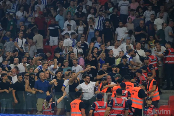 Beşiktaş Tirana maçında olay! Ceza tehlikesi var - 21