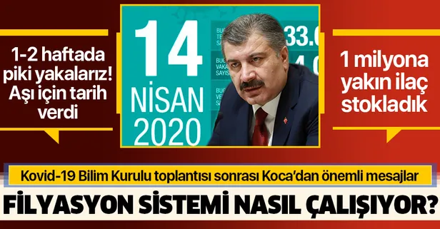 Son dakika: Bakan Koca: Dördüncü haftada filyasyon sistemiyle vaka artış hızı düşüşe geçti