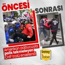 Saraçhane’de polise saldıran CHP’li trol Basel Bekir Aslan gözaltına alındı!