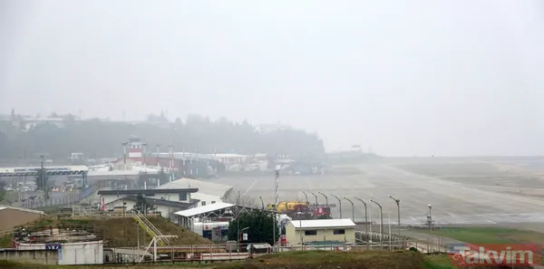 Trabzon uçak seferleri sis nedeniyle iptal edildi - 7