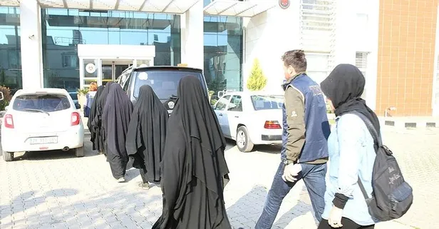 Hol Kampı'ndan kaçan terör örgütü DEAŞ'lı 7 kadın Hatay'da teslim oldu