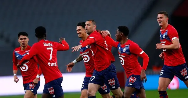 Nice ile karşılaşan Lille, Burak Yılmaz ve Zeki Çelik’in golleriyle kazandı