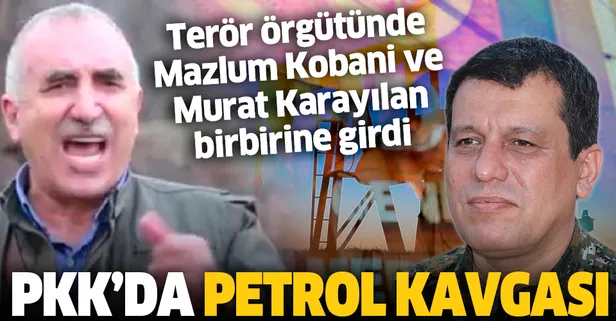 Terör örgütü PKK/YPG'de petrol paylaşımı kavgası: Mazlum Kobani ve Murat Karayılan birbirine girdi