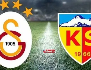 Kayserispor Galatasaray maçı ne zaman, saat kaçta, hangi kanalda?