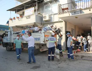 Adana'da inanılmaz olay! Bir evden tam 11 kamyon çöp çıktı