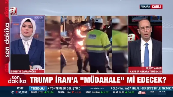 Trump'tan İran'a Sert Uyarı: ''Silahlarımız hazır, protestoculara ateş açılırsa müdahale ederiz''