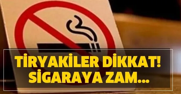 10 Şubat güncel sigara fiyatları listesi! Sigaraya 6 lira zam yapıldı mı? Sigaraya zam var mı?