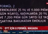 EYT için 8 formül masada!
