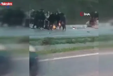 Gönen'de kaza: 4'ü ağır, 25 yaralı!